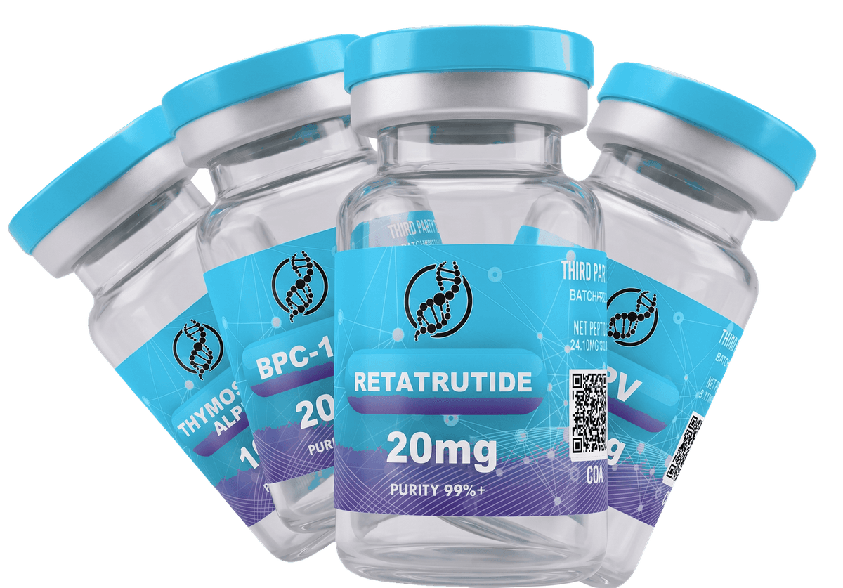 No.1 PEPTIDE product bottles